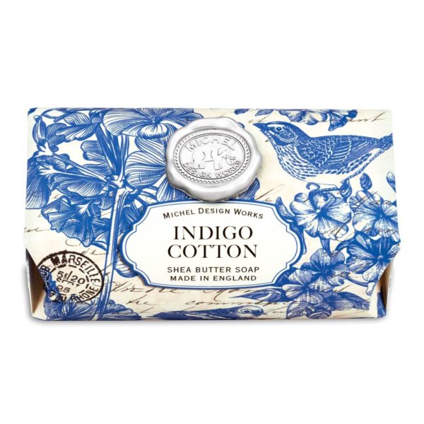 Badeseife 245 g - Indigo Cotton - von MICHEL DESIGN WORKS