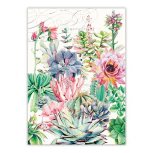 Küchentuch 51 x 71 cm - Pink Cactus - von MICHEL DESIGN WORKS